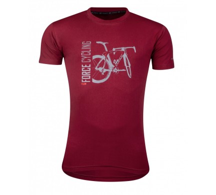 Tričko FORCE FLOW krátky rukáv, červené XXXL Tričko FORCE FLOW krátky rukáv, červené XXXL