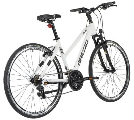 Dámsky krosový bicykel Arezzo AWIS, 2023-2, 20", biela