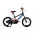Detský bicykel Leader Fox SANTO 14"-3,2017 čierna matná/oranžová