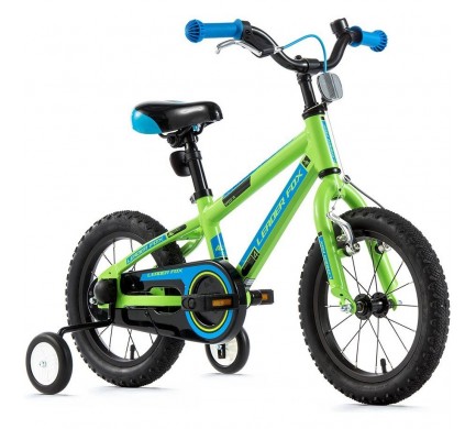 Detský bicykel Leader Fox SANTO 14"-4,2017 zelená/modrá