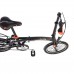 Skladací bicykel Leader Fox DIXI 18",2017-1 čierna matná/oranžová