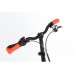 Skladací bicykel Leader Fox DIXI 18",2017-1 čierna matná/oranžová