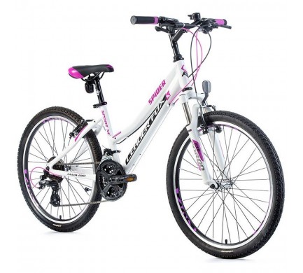 Detský bicykel Leader Fox SPIDER dievčenský 24"-1,2018 biela