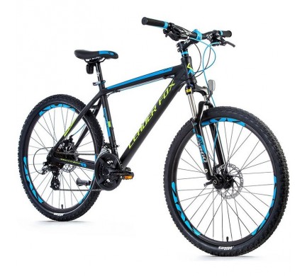 Horský bicykel Leader Fox FACTOR,2018-1 20" čierna matná/modrá