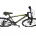 Horský bicykel Leader Fox EMPORIA 27,5",2018-1 16" čierna matná/zelená