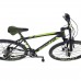 Horský bicykel Leader Fox EMPORIA 27,5",2018-1 18" čierna matná/zelená