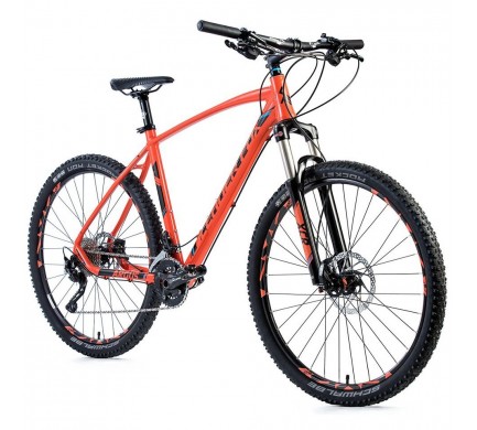 Horský bicykel Leader Fox ARGUS 27,5",2018-2 16" oranžová/modrá