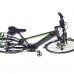 Elektrobicykel Leader Fox LUCAS pánsky,2018-1 22,5" čierna matná/zelená