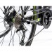 Elektrobicykel Leader Fox LUCAS pánsky,2018-1 22,5" čierna matná/zelená