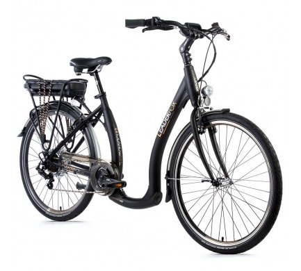 Elektrobicykel Leader Fox HOLAND 26", 2018-1 17" čierna matná