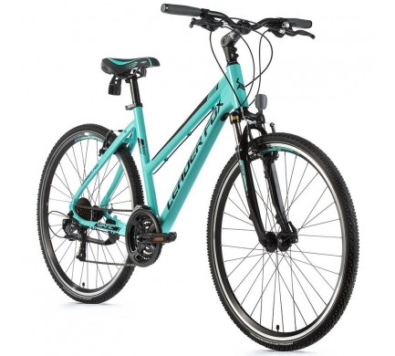 Krosový bicykel Leader Fox VIATIC dámsky, 2019-3 16,5" zelená/čierna