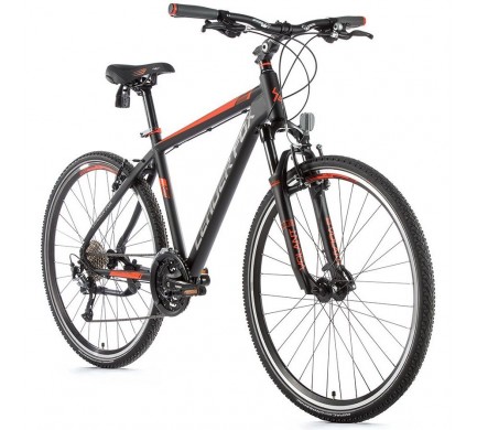 Krosový bicykel Leader Fox TOSCANA pánsky, 2019-1 20,5" čierna matná/oranžová