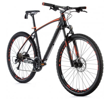 Horský bicykel Leader Fox SONORA 29", 2019-1 18" čierna matná/oranžová