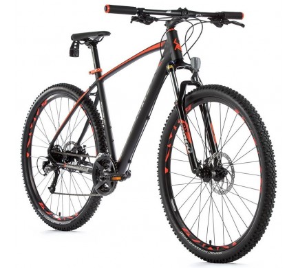 Horský bicykel Leader Fox ESENT 29", 2019-1 22" čierna matná/oranžová