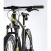 Horský bicykel Leader Fox ESENT 29", 2019-3 22" čierna matná/žltá