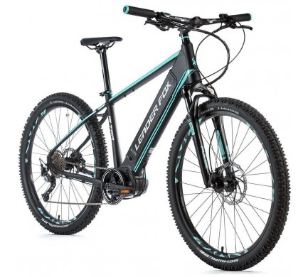 Horský elektrobicykel Leader Fox ALTAR 27,5", 2019-1 19,5" čierna matná/svetlo zelená Horský elektrobicykel Leader Fox ALTAR 27,5", 2019-1 19,5" čierna matná/svetlo zelená