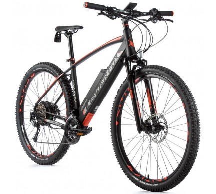 Horský elektrobicykel Leader Fox SWAN 29", 2019-1 19,5" čierna matná/oranžová