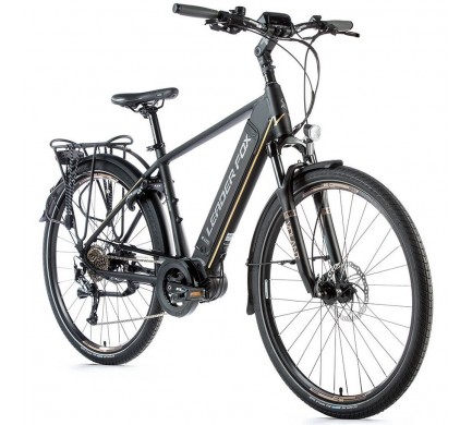 Trekingový elektrobicykel Leader Fox DENVER pánsky, 2019-1 22,5" čierna matná