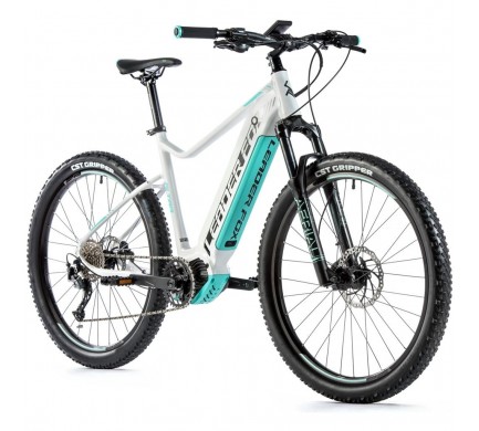 Horský elektrobicykel Leader Fox ALTAR 27,5", 2020-2 17,5" biela matná/svetlo zelená
