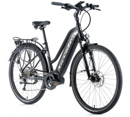 Trekingový elektrobicykel Leader Fox LUCAS dámsky, 2020-1 16,5" čierna matná/sivá