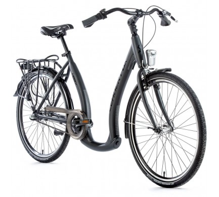 Mestský bicykel Leader Fox MARY 26", 2021-1 17" sivá matná
