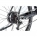 Crossový elektrobicykel Leader Fox BARNET pánsky, 2021-1 20,5" čierna matná/oranžová