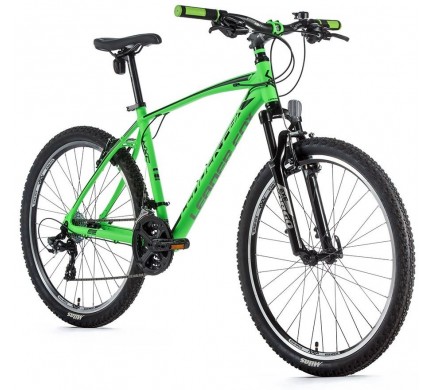 Horský bicykel Leader Fox MXC pánsky 2022-3 16" NEONOVÁ ZELENÁ