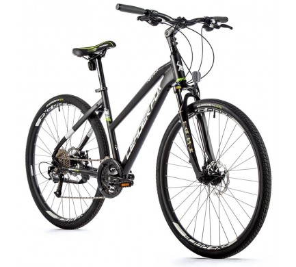 Krosový bicykel Leader Fox TOSCANA dámsky, 2023-2, 18", čierna