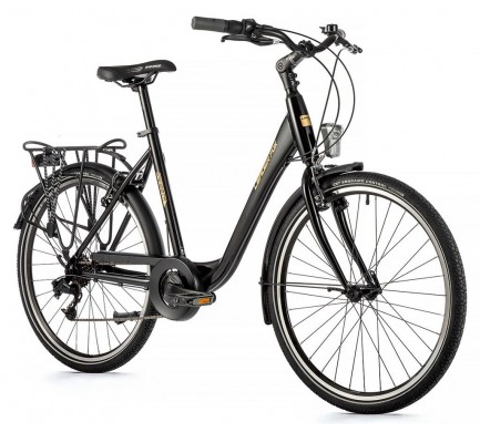Mestský bicykel Leader Fox DOMESTA 2023-1, 19", čierna