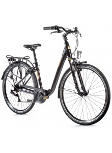 Mestský bicykel Leader Fox REGION 2023-1, 17", čierna