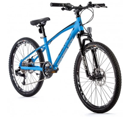 Detský bicykel Leader Fox CAPITAN chlapčenský 24"-3, 2023, MODRÁ