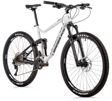 Celoodpružený horský bicykel Leader Fox TRION 29", 2023-2, 19,5", biela