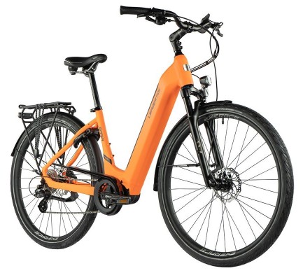 Mestský elektrobicykel Leader Fox SAGA dámsky 28", 2023-3, 18", oranžová