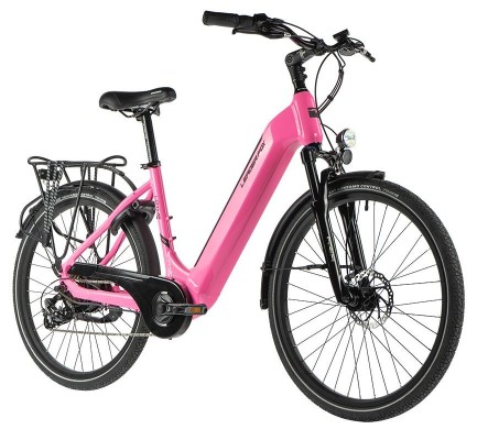 Mestský elektrobicykel Leader Fox LOTUS 2023-4, 18", ružová