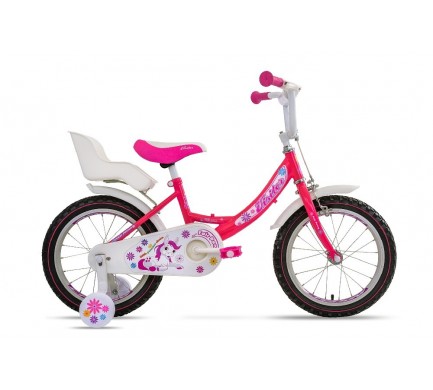 Detský bicykel 16" VISITOR Pony pink