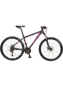 MTB bicykel 29" SCUD Mikro 19" Microshift 3x8 disc, black-pink