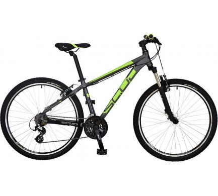 Detský MTB bicykel 26" SCUD Alba 15" SH Altus 3x7 V-Brake black-green