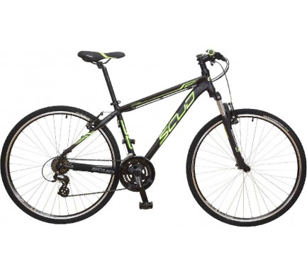 Crossový bicykel 28" SCUD Tilia 17" Altus 3x7 V-Brake black-green