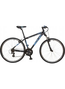 Crossový bicykel 28" SCUD Tilia 21" Altus 3x7 V-Brake black-blue