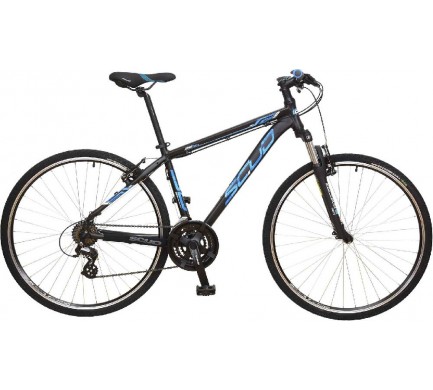 Crossový bicykel 28" SCUD Tilia 19" Altus 3x7 V-Brakes black-blue
