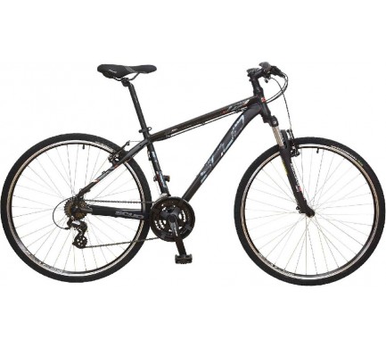Crossový bicykel 28" SCUD Tilia 19" Altus 3x7 V-Brake black-grey