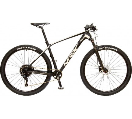 MTB bicykel 29" MRX Carbon Fibula 12x148 19" Deore 1x11 black/white