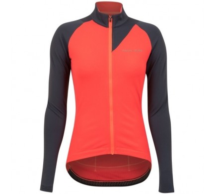 Dres Pearl Izumi W`S Attack Thermal Jersey fluo red/grey S