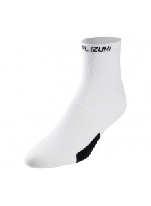 Ponožky Pearl Izumi Elite Low sock white - L 7 - 9,5 UK
