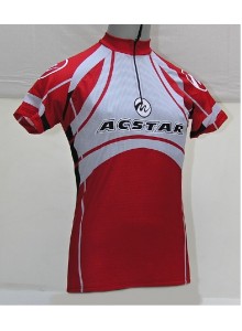 Dres V-RIDER Acstar krátký rukáv red