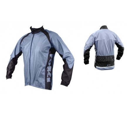 Bunda FORCE ISOWIND+ROUBAIX šedá L