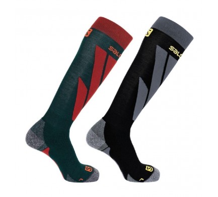 Ponožky Salomon S/Access 2pack green/black S 19/20