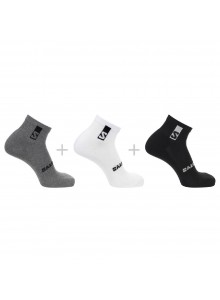 Ponožky SAL.Everyday ankle 3pack bk/wh L