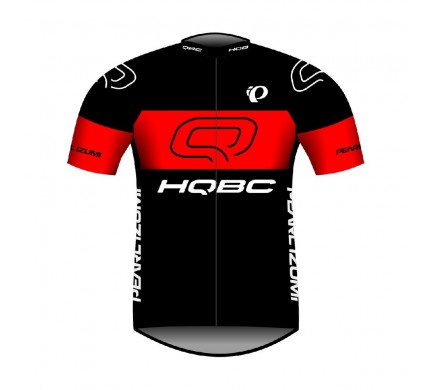 Dres kratký rukáv HQBC QPI Team 2021 veľkosť L black/red