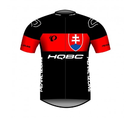 Dres kratký rukáv HQBC QPI SK Team 2021 veľkosť L black/red